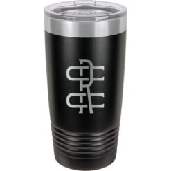20oz Reading Coffee Company Metal Tumblers -Reading Coffee Shop Black 20oz Metal Tumbler 2
