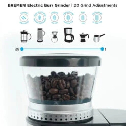 Grosche Bremen Burr Electric Coffee Grinder -Reading Coffee Shop grosche3