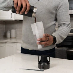 Toddy® Go Brewer -Reading Coffee Shop toddy go brewer gunmetal black adding coffee